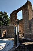 The triconch pavilion of Hadrian's villa at Tivoli, Villa Adriana, edificio a tre esedre, monumentale atrio di ingresso alla residenza imperiale. 